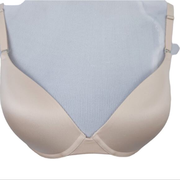 Soma Vanishing Back Push Up Padded Bra 34D Beige Underwire Bra Excellent - Picture 1 of 5